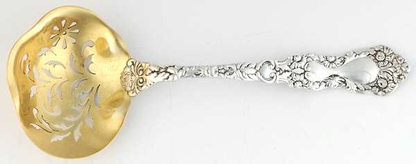 Imperial Chrysanthemum (Sterling, 1894, No Monos) Large Confection Spoon