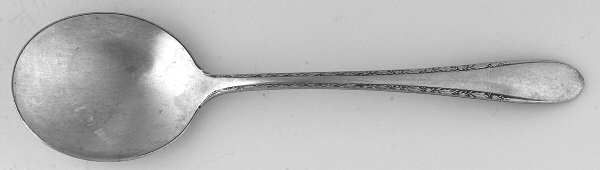 Invitation (Silverplate, 1940) Round Bowl Soup Spoon (Gumbo)