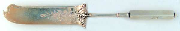 Isis (Sterling, 1870) Bright Cut Individual Solid Fish Knife