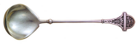 Ivy (Sterling, 1865, 1868) Large Solid Soup Ladle