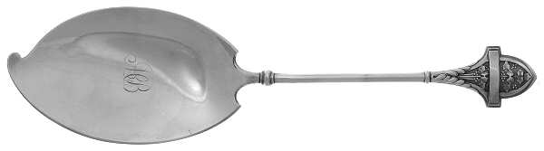 Ivy (Sterling, 1865, 1868) Large Solid Ice Cream Server