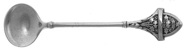 Ivy (Sterling, 1865, 1868) Master Salt Spoon
