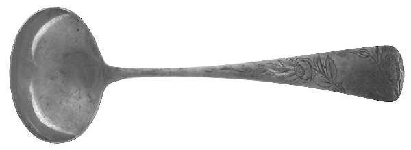 Jac Rose (Sterling, 1885) Solid Gravy Ladle