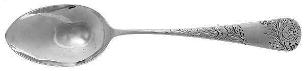 Jac Rose (Sterling, 1885) Dessert/Oval Soup Spoon