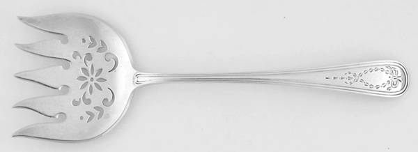 Jefferson (Sterling, 1907) Large Solid Tined Sardine Serving Fork
