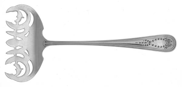 Jefferson (Sterling, 1907) Large Solid Tined Sardine Serving Fork