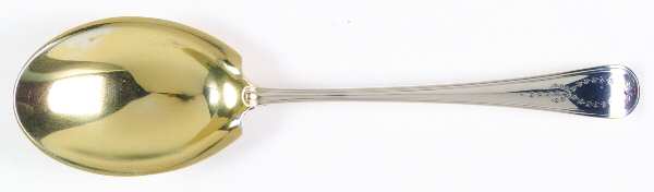 Jefferson (Sterling, 1907) Oversize Solid Salad Serving Spoon