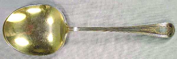 Jefferson (Sterling, 1907) Large Solid Berry/Casserole Spoon