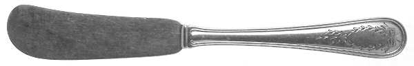 Jefferson (Sterling, 1907) Flat Handle Butter Spreader