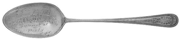 Jefferson (Sterling, 1907) Souvenir Spoon (Five O'Clock)