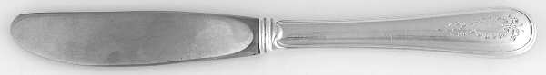Jefferson (Sterling, 1907) Modern Hollow Butter Spreader (Stainless)
