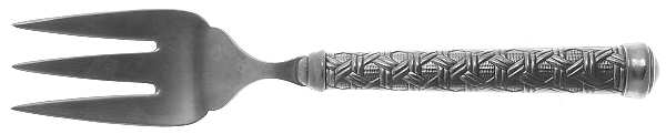 Kambara (Pewter) Medium Solid Cold Meat Serving Fork