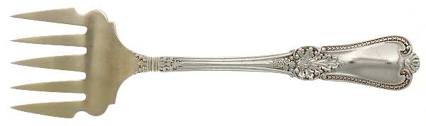 Kensington (Sterling, 1893) Large Solid Tined Sardine Serving Fork