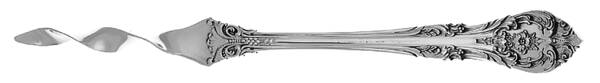 King Edward (Sterling, 1936, No Monos) Butter Pick with One Twisted Tine HC