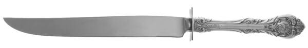 King Edward (Sterling, 1936, No Monos) Carving Knife Small with Stainless Blade HC