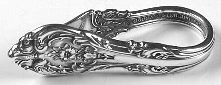 King Edward (Sterling, 1936, No Monos) Napkin Clip HC