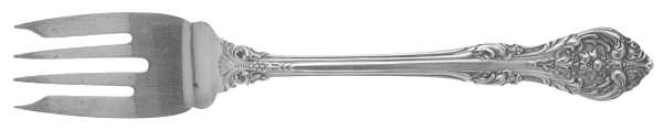 King Edward (Sterling, 1936, No Monos) Individual Solid Fish Fork