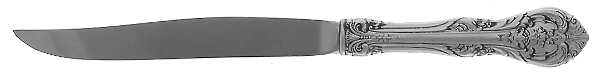King Edward (Sterling, 1936, No Monos) Individual Steak Knife Hollow Handle