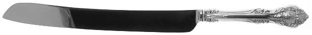 King Edward (Sterling, 1936, No Monos) Wedding Cake Knife with Stainless Blade