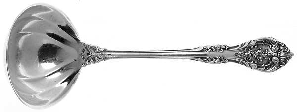 King Edward (Sterling, 1936, No Monos) Solid Piece Cream Ladle