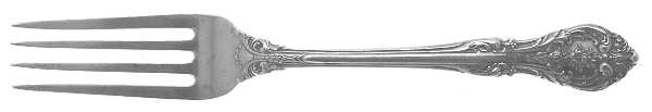 King Edward (Sterling, 1936, No Monos) Solid Youth Tea Fork