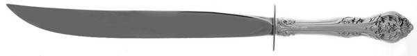 King Edward (Sterling, 1936, No Monos) Small Steak Carving Knife with Stainless Blade