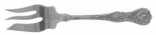 King George (Sterling, 1894, No Monograms) Old Style Pickle Fork