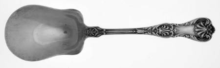King George (Sterling, 1894, No Monograms) Solid Salad Serving Spoon