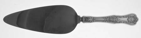 King George (Sterling, 1894, No Monograms) Pie Server with Stainless Blade