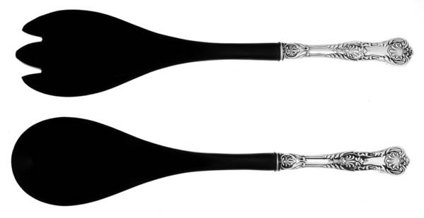King George (Sterling, 1894, No Monograms) Plastic Bowl 2-Piece Salad Set