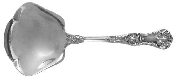 King George (Sterling, 1894, No Monograms) Solid Bon Bon Spoon