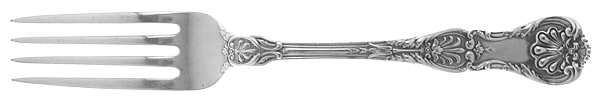 King George (Sterling, 1894, No Monograms) Fork