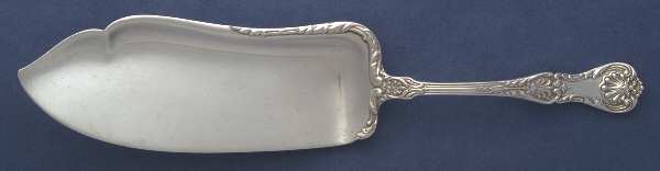 King George (Sterling, 1894, No Monograms) Small Solid Fish Serving Knife