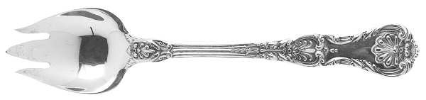 King George (Sterling, 1894, No Monograms) Ice Cream Fork