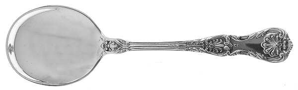 King George (Sterling, 1894, No Monograms) Round Bowl Soup Spoon (Cream Soup)