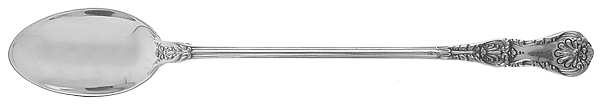 King George (Sterling, 1894, No Monograms) Iced Tea Spoon