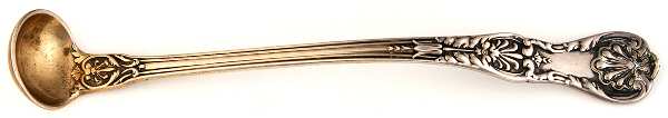 King George (Sterling, 1894, No Monograms) Mustard Spoon