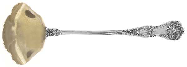 King George (Sterling, 1894, No Monograms) Solid Soup Ladle
