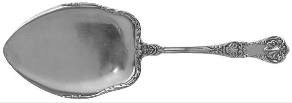 King George (Sterling, 1894, No Monograms) Large Solid Pie Knife