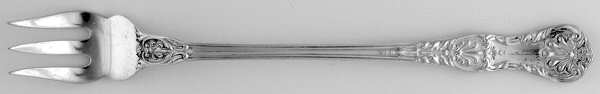 King George (Sterling, 1894, No Monograms) Oyster Fork