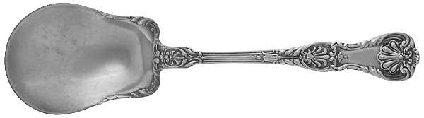 King George (Sterling, 1894, No Monograms) Solid Salad Serving Spoon