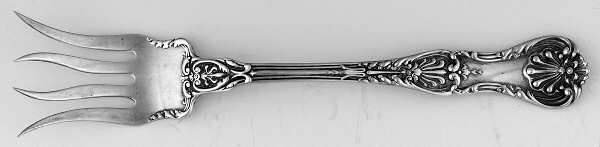 King George (Sterling, 1894, No Monograms) Small Chipped Beef Fork
