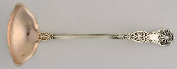 King George (Sterling, 1894, No Monograms) Ladle-Cream/Solid Piece-Small