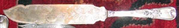 Kings I (Sterling, 1875) Large Solid Piece Cake Knife
