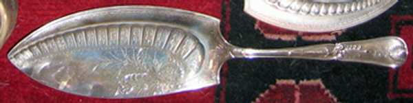 Kings I (Sterling, 1875) Large Solid Fish Serving Knife