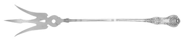 Kings III (Sterling, 1885) Large Lettuce Serving Fork