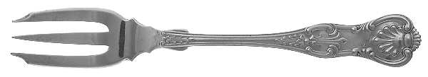 Kings III (Sterling, 1885) Small Individual Solid Fish/Salad Fork