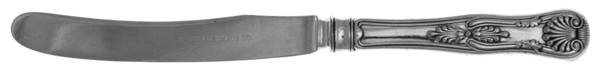 Kings (Silverplate, 1890) Orange Knife with Silverplate Blade