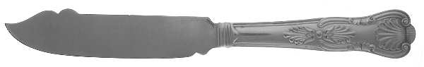 Kings (Silverplate, 1890) Individual Solid Fish Knife