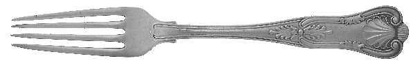 Kings (Silverplate, 1890) Fork